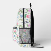 Personalisierte Wildblume Großmutter Muttertag Bedruckter Rucksack (Rechts)