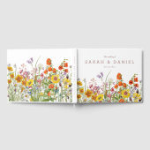 Personalisierte Wildblume Hochzeitsbuch Gästebuch (Voll)