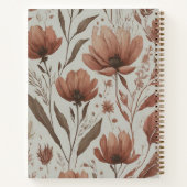 Personalisierte Wildblume-Journal-Notebook Notizblock (Rückseite)