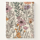 Personalisierte Wildblume-Journal-Notebook Notizblock (Rückseite)