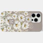 Personalisierte Wildblume Muster auf Beige Case-Mate iPhone Hülle (Rückseite (Horizontal))