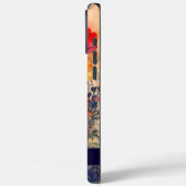 Personalisierte Wildblume Poppies Dark Red & Yello Case-Mate iPhone Hülle (Rückseite / Links)