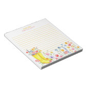 Personalisierte Wildblume Wasserfarben-Notepad - C Notizblock (angewinkelt)