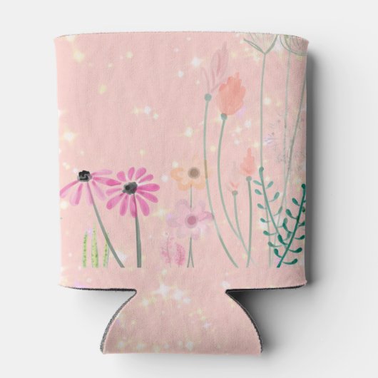 Personalisierte Wildblumen Dosenkühler (Rückseite)