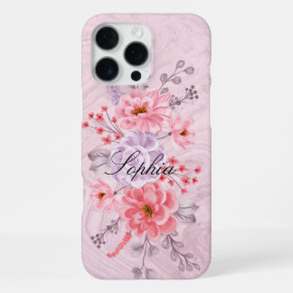 Personalisierte Wildblumen iPhone 16 Pro Hülle iPhone 16 Pro Max Hülle