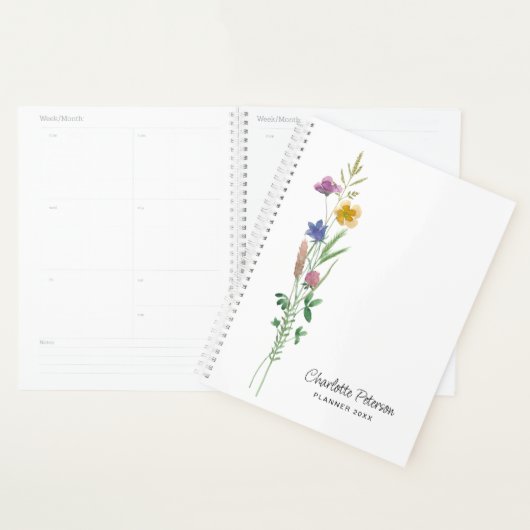Personalisierte Wildblumen Planer (Anzeige)