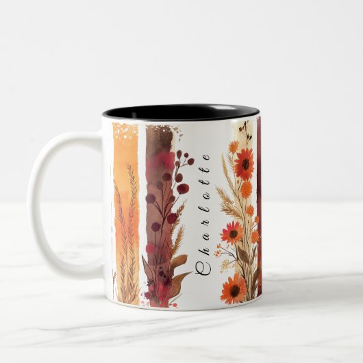 PERSONALISIERTE WILDBLUMEN TASSE 5 (Links)