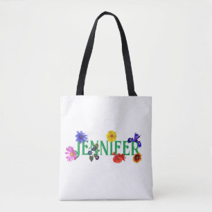 Personalisierte "Wildblumen Tottasche Tasche
