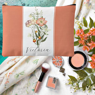 Personalisierte Wildblumen Zubehörtasche