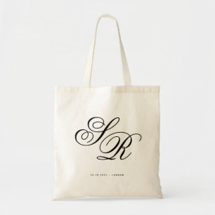 Personalisierte Willkommens-Tasche mit Monogramm-A Tragetasche