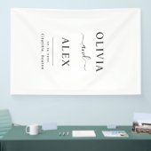 Personalisierte Willkommenshochzeit Banner (Messe)