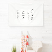 Personalisierte Willkommenshochzeit Banner (InSitu)