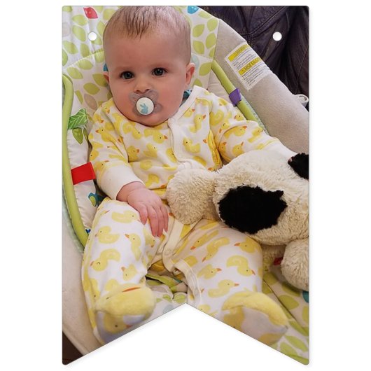 Personalisierte Wimpelkette (Erste Fahne)