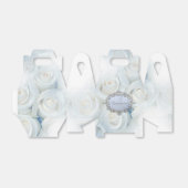Personalisierte Winter White Roses Gable Fevor Box Geschenkschachtel (Ungefaltet)