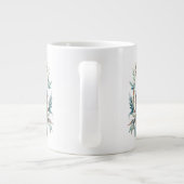 Personalisierte Wintereule Jumbo-Tasse (Rückseite)