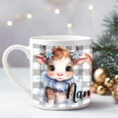 Personalisierte Winterlandtiere Jumbo-Tasse