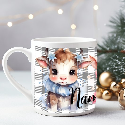Personalisierte Winterlandtiere Jumbo-Tasse