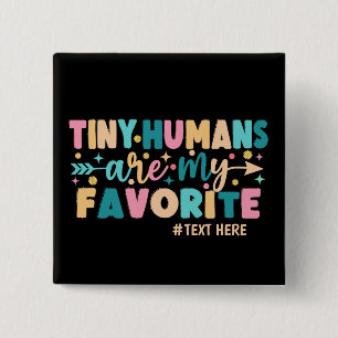 Personalisierte, winzige Menschen sind meine Liebl Button
