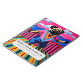 Personalisierte Wirbeltiere - Niedlicher Mops Notizblock (Linke Seite)