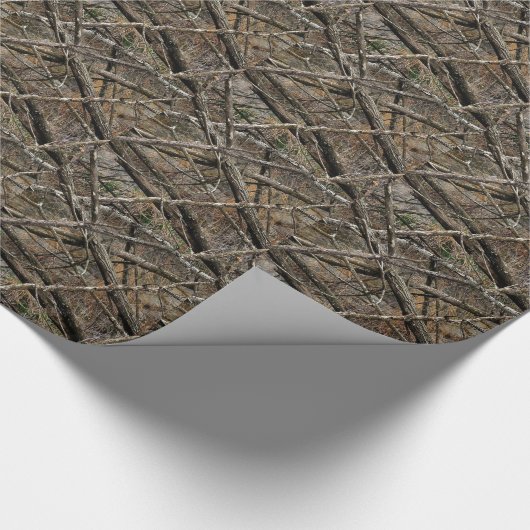 Personalisierte wirkliche Camouflage/Tarnung Geschenkpapier (Ecke)