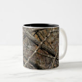 Personalisierte wirkliche Camouflage/Tarnung Zweifarbige Tasse (VorderseiteRechts)