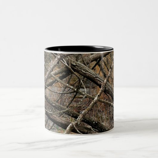 Personalisierte wirkliche Camouflage/Tarnung Zweifarbige Tasse (Mittel)