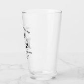 Personalisierte Wochenendreise Strand-Junggesellin Glas (Links)
