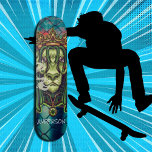 Personalisierte WOCHENKÖNIG Skateboard<br><div class="desc">Bei personalisierter LION WEED KING Skaten dreht sich alles um Spaß und in unserem Skateboard-Sortiment gibt es für jeden etwas. Ein fantastischer Hut garantiert ein Lächeln! . . Viel Spaß mit Ihrer persönlichen Nachricht -.Skaten auf den Straßen und Skatepark,  oder Kreuzfahrt.</div>