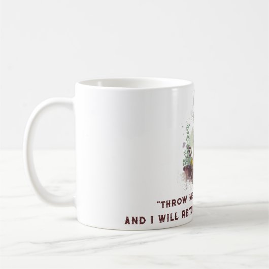 Personalisierte Wolf Zitat-Kaffeezubereitung Tasse (Links)