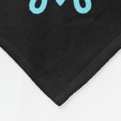 Personalisierte Wölfe zu meiner Ehefrau Fleece Bla (Ecke)