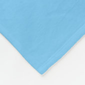 Personalisierte Wolke an einer Schnur Fleecedecke (Ecke)