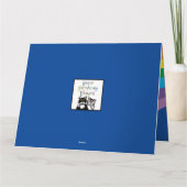 Personalisierte Wolke, Regen und Sonnenschein Mutt Karte (Rückseite)