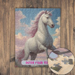 Personalisierte Wolken Puzzle<br><div class="desc">Entfesseln Sie Ihr inneres Einhorn mit unserem bezaubernden Personalisierten White Unicorn Wolken Notebook! Erleben Sie Ihre magischen Ideen und Inspirationen in diesem reizvollen Notizbuch. Das fesselnde, weiße Einhorn- und Blumenmotiv bringt Sie in ein Reich des Staunens, während die Premium-Seiten und die Bindung ein luxuriöses Schreiberlebnis bieten. Egal, ob Sie journalistisch,...</div>