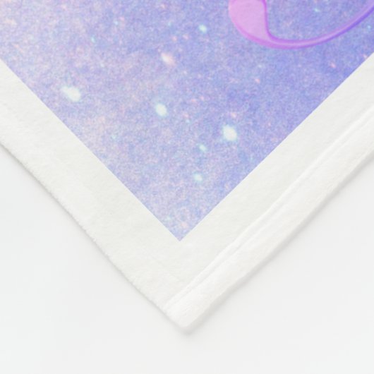 Personalisierte Wolken und Sterne Nickerchen Decke (Ecke)