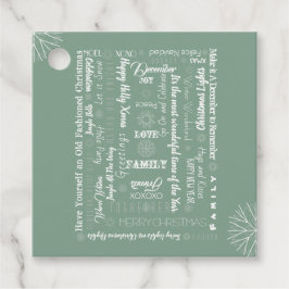 Personalisierte Worte am besten wünscht Geschenkanhänger