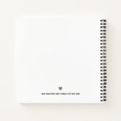 Personalisierte Wörter des Graduate Journal Notizblock (Rückseite)