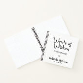 Personalisierte Wörter des Graduate Journal Notizblock (Innenseite)