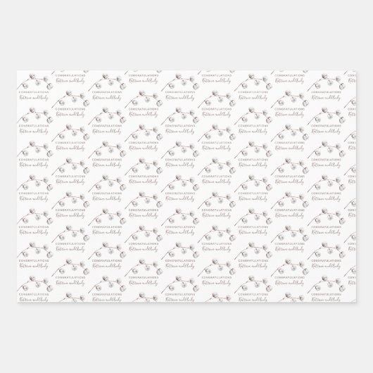 Personalisierte Wrapping Paper Sheets Geschenkpapier Set (Vorderseite 3)