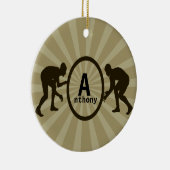 Personalisierte Wrestler Weihnachtsschmuck (Rechts)