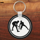 Personalisierte Wrestling Geschenke für Wrestler,  Schlüsselanhänger (Rückseite)