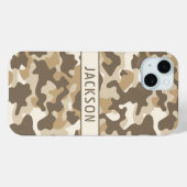 Personalisierte Wüsten-Tarnung Case-Mate iPhone Hülle (Rückseite (Horizontal))