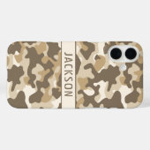 Personalisierte Wüsten-Tarnung Case-Mate iPhone Hülle (Rückseite (Horizontal))