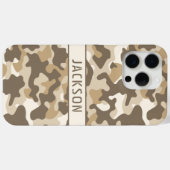 Personalisierte Wüsten-Tarnung Case-Mate iPhone Hülle (Rückseite (Horizontal))
