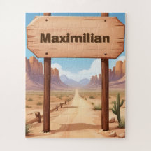 Personalisierte Wüstenstraßen