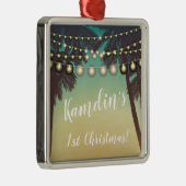 Personalisierte XMAS Ornament Beach Sonnenuntergan (Rechts)