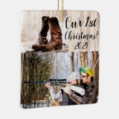 Personalisierte XMAS Ornament Stiefel Land rustika (Rechts)