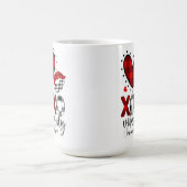 Personalisierte XoVillen Valentinstag 2024 Kaffeetasse (Mittel)