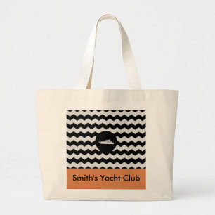 Personalisierte Yacht Club-Tasche Jumbo Stoffbeutel