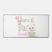 Personalisierte Yarn it All Schreibtischunterlage (Vorderseite)