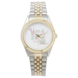 Personalisierte Yarn it All Uhr 